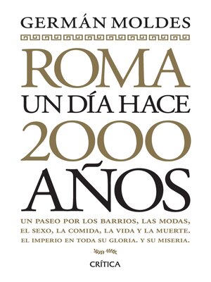 cover image of Roma, un día hace 2000 años